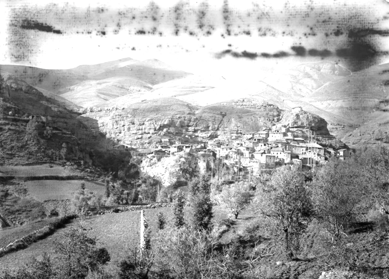 Fotografia del poble any 1889